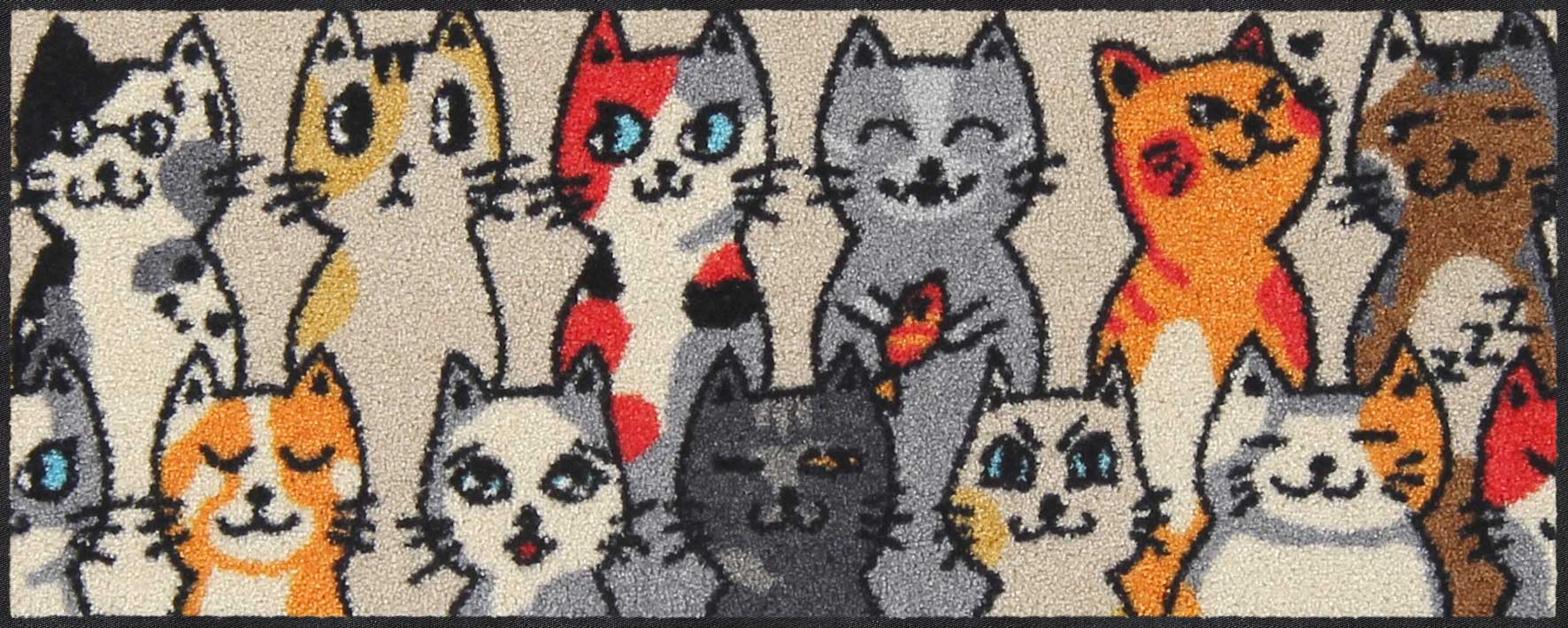 Fußabtreter klein 30x75 Kitty People