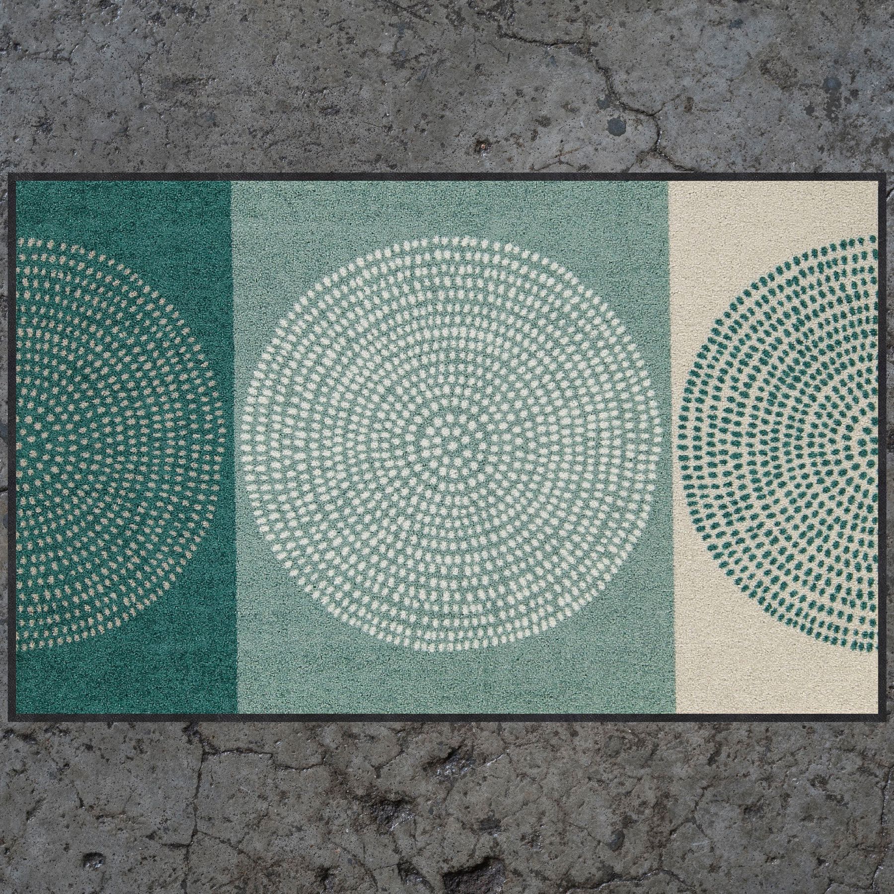 Fußmatte 75x120 Nestor sage-beige grün