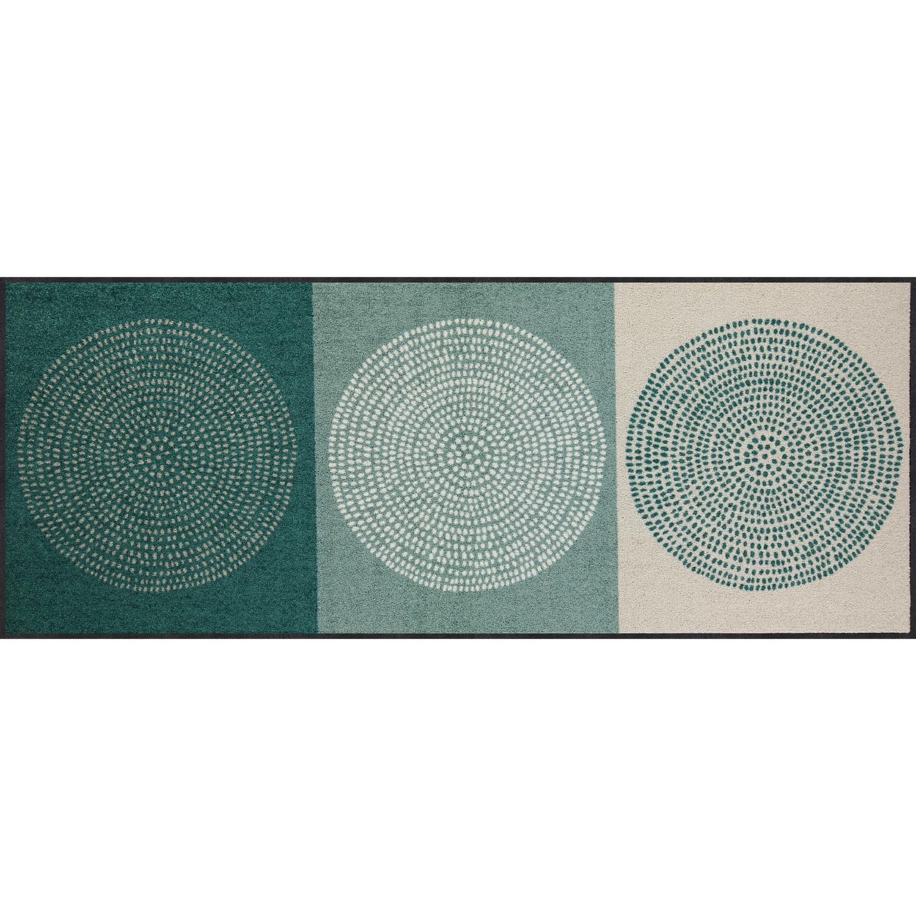 Teppichläufer 75x190 Nestor sage-beige blau