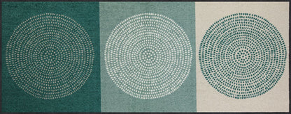 Teppichläufer 75x190 Nestor sage-beige blau