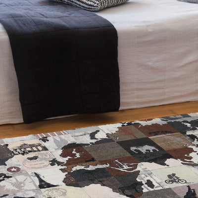 Wohnteppich 120x200 One World braun