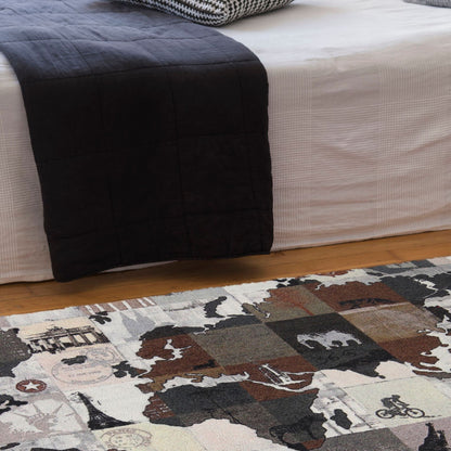 Wohnteppich 120x200 One World braun