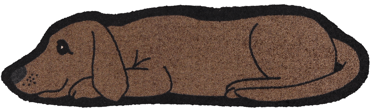 Läufer klein 27x100 Shape Dog braun