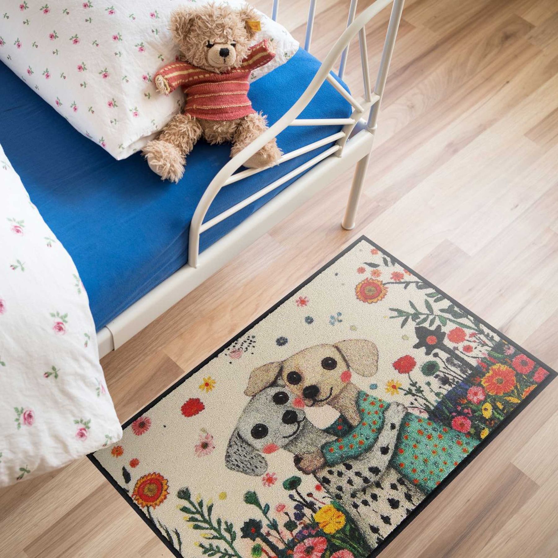 Fußmatte 50x75 Sweet Dogs beige