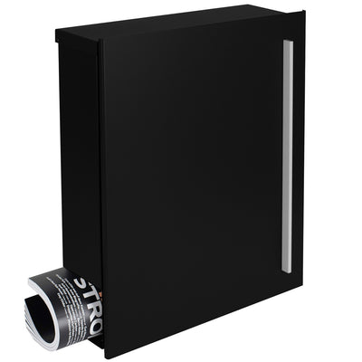 Standbriefkasten SBox 110b mit Zeitungsfach schwarz