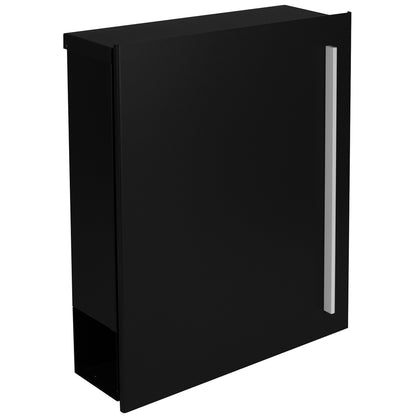 Standbriefkasten mit Zeitungsfach schwarz matt (RAL 9005) SBox 110b Briefkasten mit Pfosten (einbetonieren)