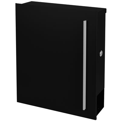Standbriefkasten SBox 110b mit Zeitungsfach schwarz