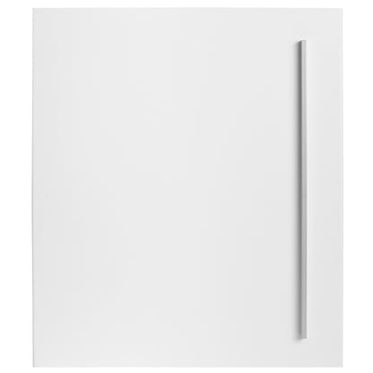 SBox 110b Standbriefkasten mit Zeitungsfach weiß (RAL 9003) Design-Briefkasten mit Fuß (einbetonieren) freistehend