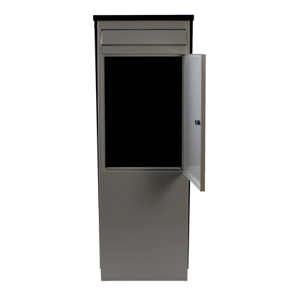 Standbriefkasten groß Eurotrend No.1 anthrazit-silbergrau