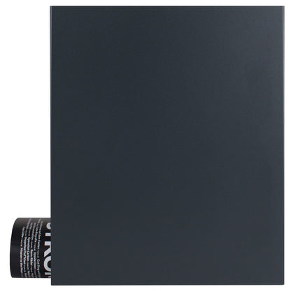 Standbriefkasten mit Zeitungsfach anthrazit seidenglanz (RAL 7016) SBox 116b Briefkasten mit Pfosten (einbetonieren)