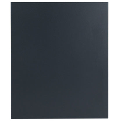 Standbriefkasten mit Zeitungsfach anthrazit seidenglanz (RAL 7016) SBox 116b Briefkasten mit Pfosten (einbetonieren)