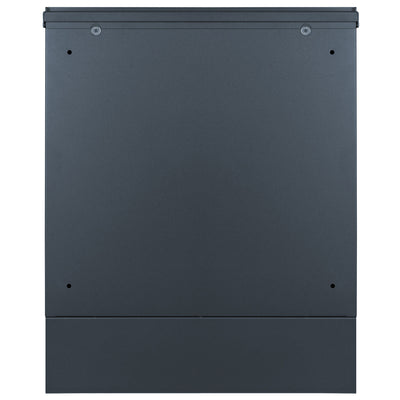 Standbriefkasten mit Zeitungsfach anthrazit SBox 141b