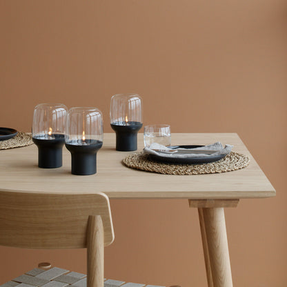 Hoop Windlicht black /schwarz Höhe 17 cm