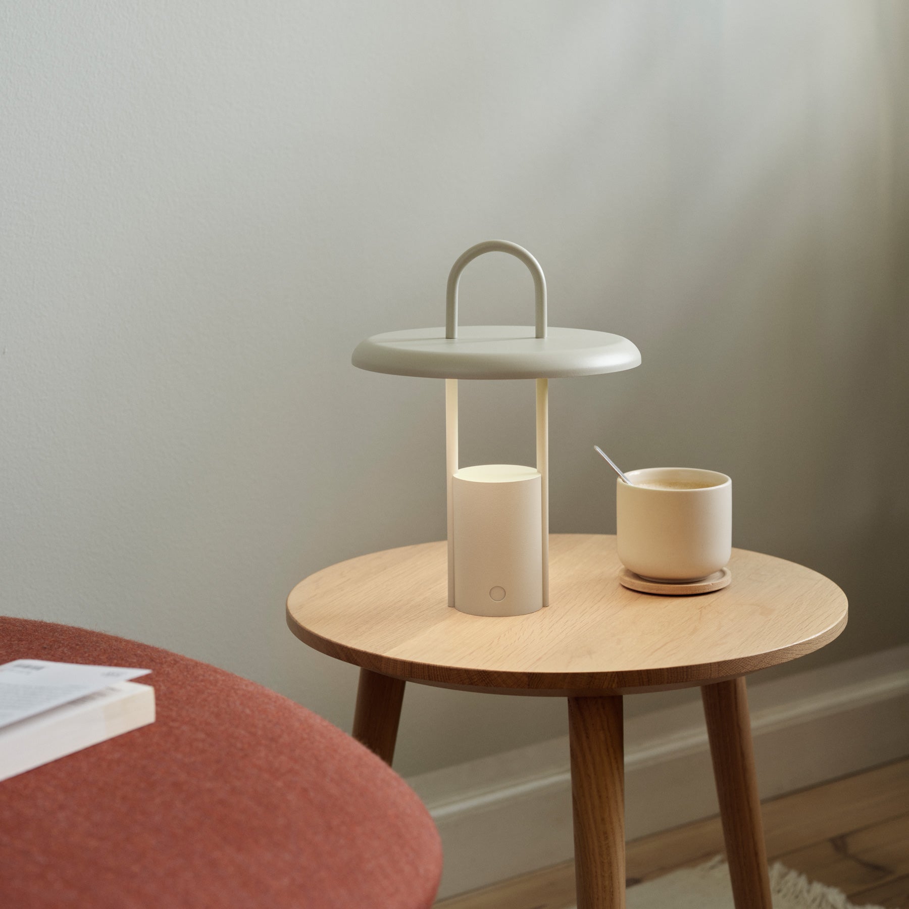 Pier LED-Leuchte sand Höhe 25 cm