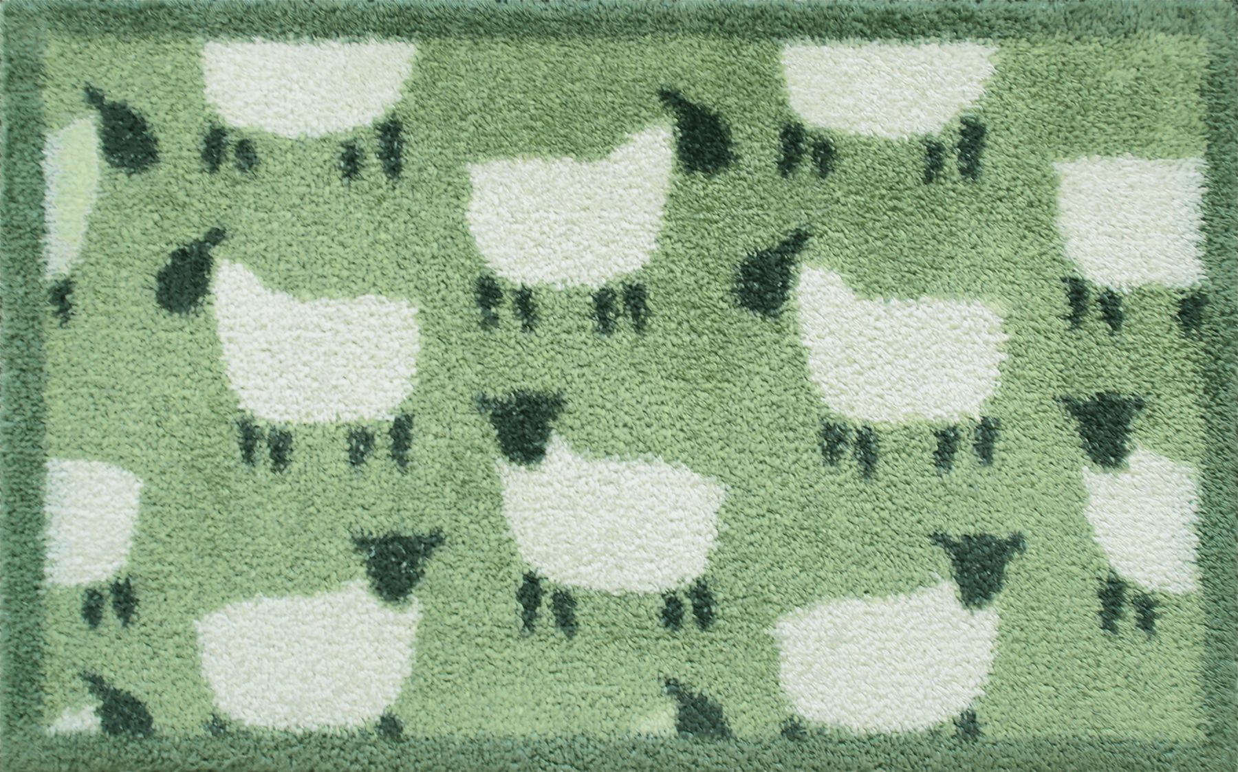 Fußmatte 40x60 Flock Green grün