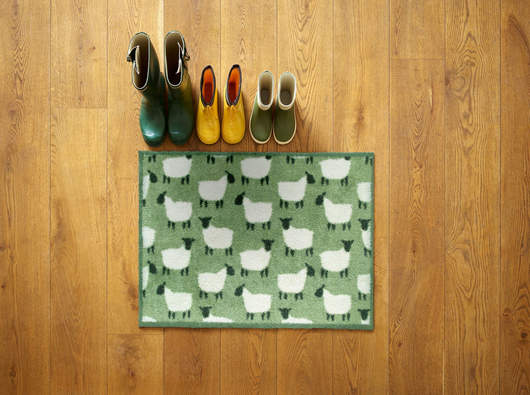 Fußmatte 60x85 Flock Green grün