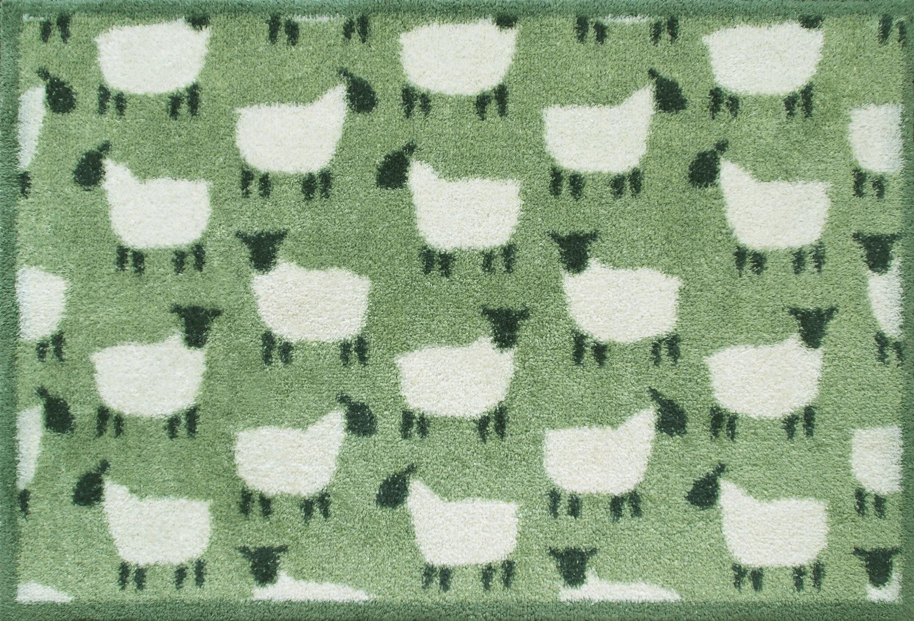 Fußmatte 60x85 Flock Green grün