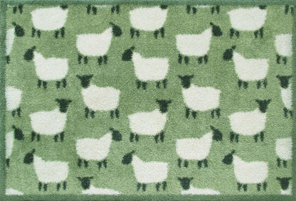 Fußmatte 60x85 Flock Green grün