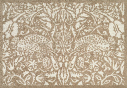 Fußmatte 60x85 Pure Strawberry Thief Natural beige
