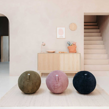 Sitzball Vlip 50-55 cm blau Breitcord