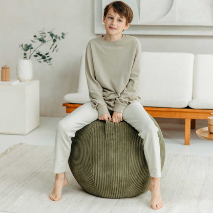 Sitzball Vlip 50-55 cm olive Breitcord