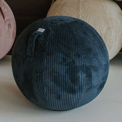 Sitzball Vlip 60-65 cm blau Breitcord