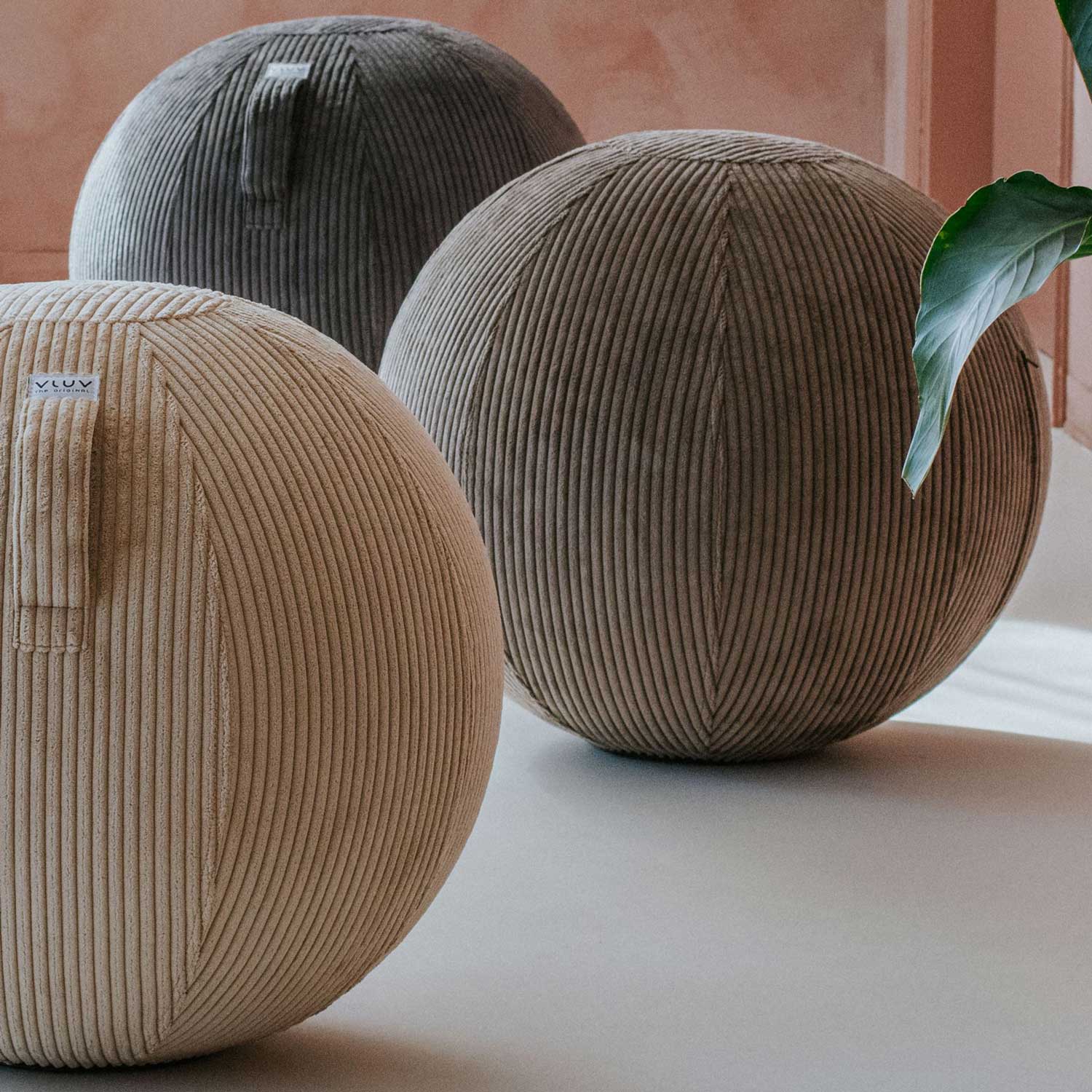 Sitzball Vlip 60-65 cm nougat Breitcord