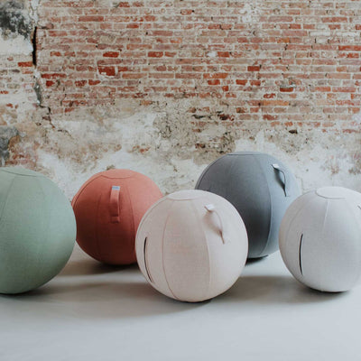 Sova Stoff-Sitzball 60-65 cm Ash