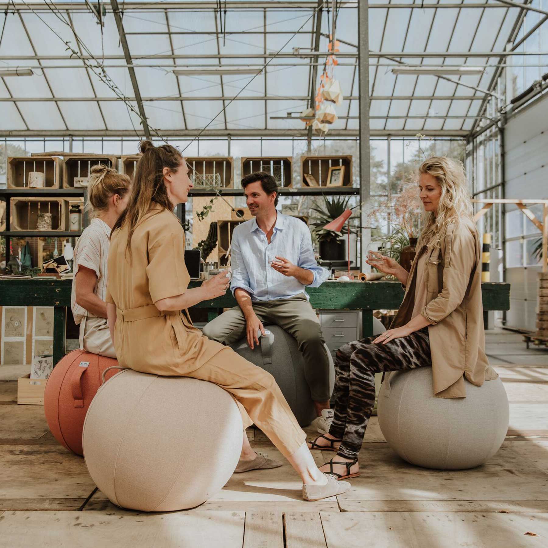 Sova Stoff-Sitzball 60-65 cm Pesto