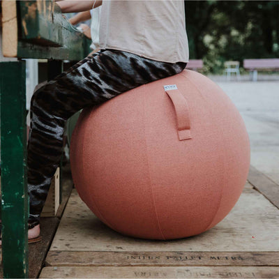 Sova Stoff-Sitzball 60-65 cm Salmon