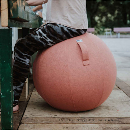 Sova Stoff-Sitzball 60-65 cm Salmon