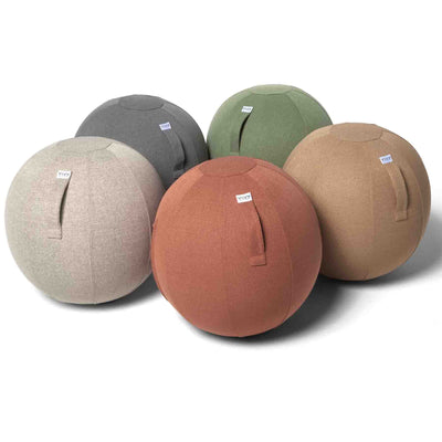 Sova Stoff-Sitzball 60-65 cm Toffee