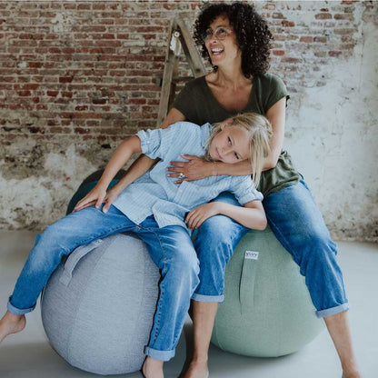 Sova Stoff-Sitzball 60-65 cm Toffee