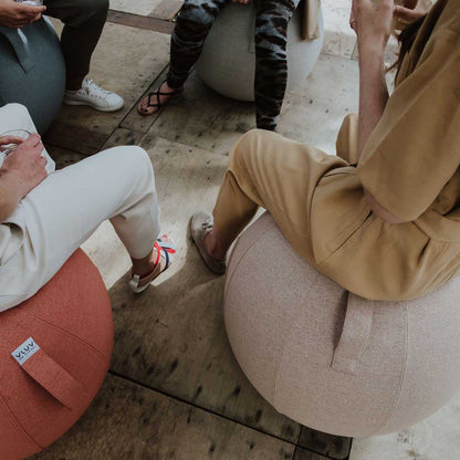 Sova Stoff-Sitzball 60-65 cm Toffee