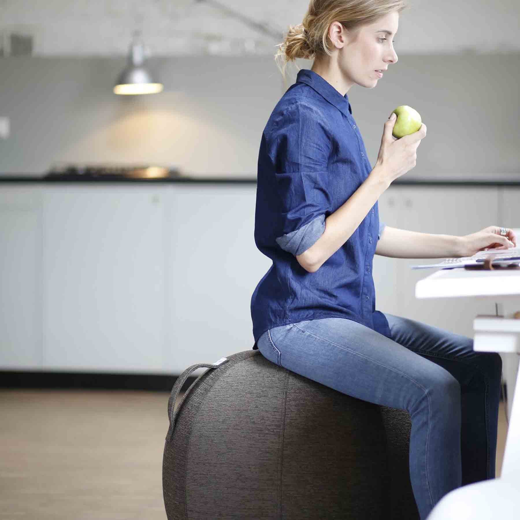 Sitzball Stoff Stov 70-75 cm greige