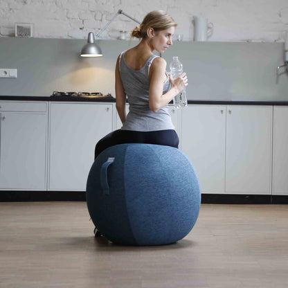 Sitzball Stoff Stov 70-75 cm kiesel