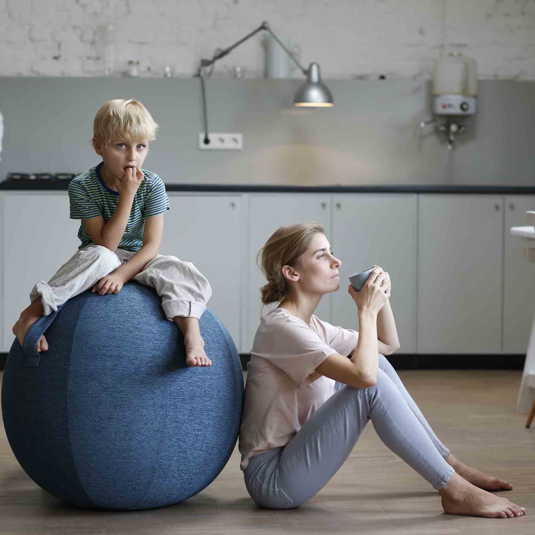 Sitzball Stoff Stov 70-75 cm petrol