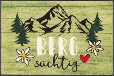 Fußmatte 50x75 Bergsüchtig grün