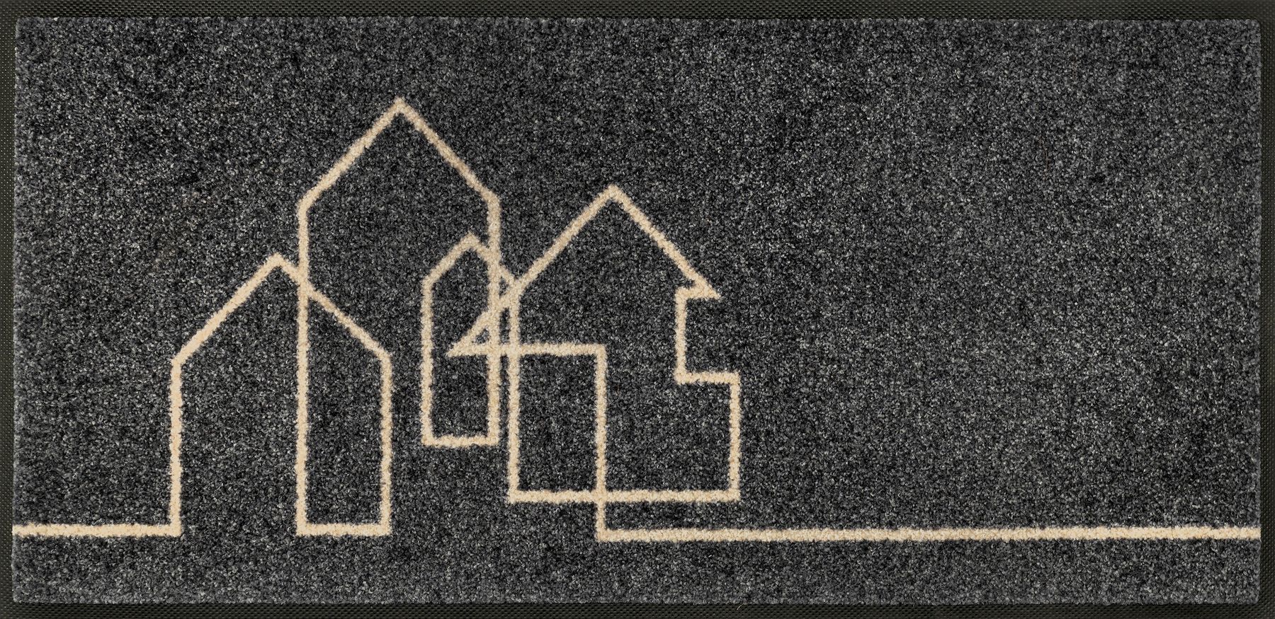 Fußabtreter klein 35x75 Linestreet anthrazit