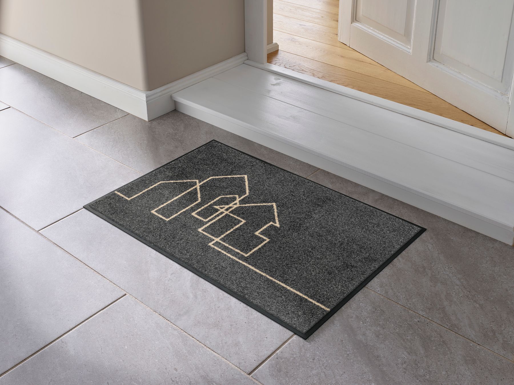 Fußmatte 50x75 Linestreet anthrazit