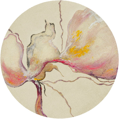 Wohnmatte 120x120 Amarosa beige