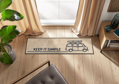 Läufer 35x120 Keep it Simple beige beige