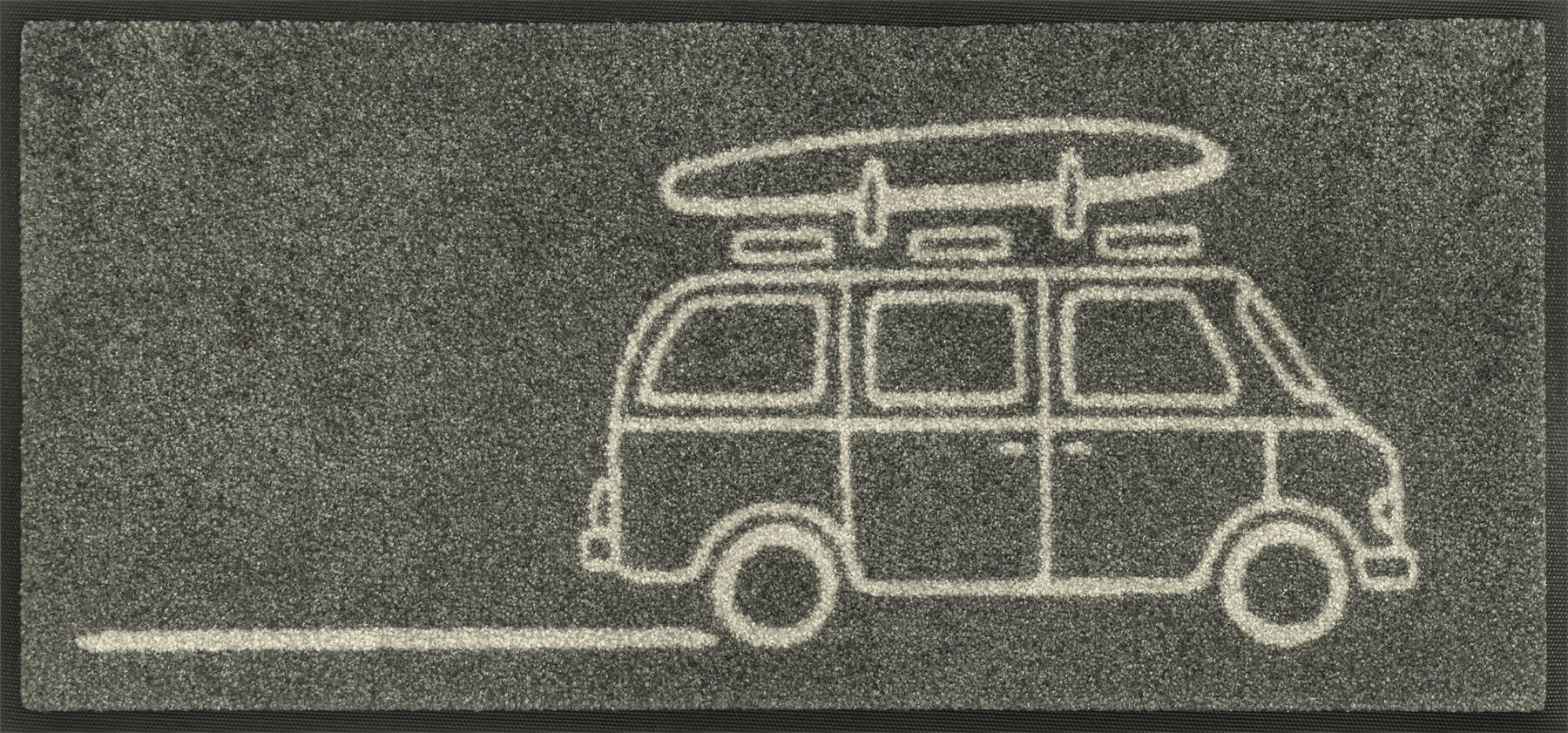 Fußabtreter klein 35x75 Keep it Simple grey grau