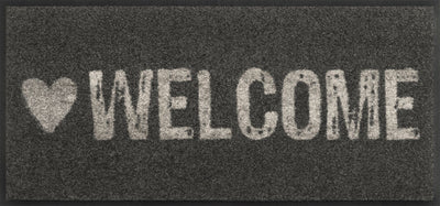 Fußabtreter klein 35x75 Warmly Welcome anthrazit