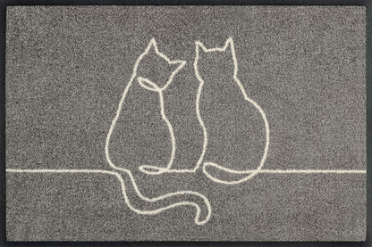 Fußmatte 40x60 Lovetails grau