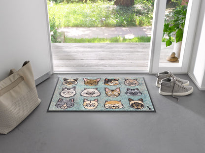 Fußmatte 50x75 Glückskatzen