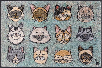 Fußmatte 50x75 Glückskatzen