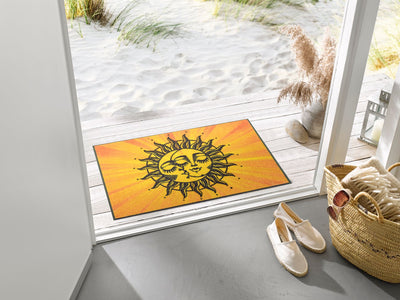 Fußmatte 50x75 Kiss the sun gelb