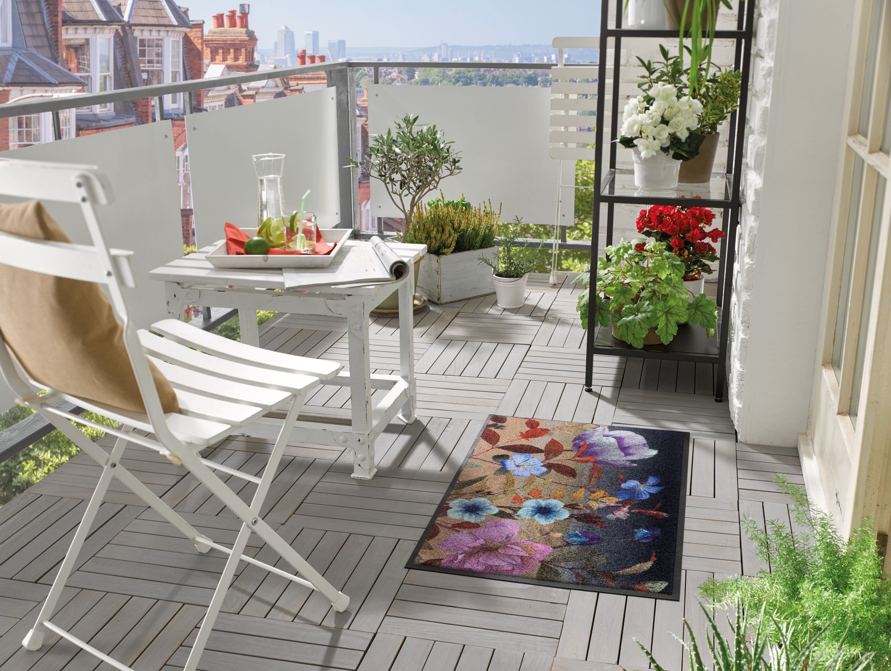 Fußmatte 50x75 Midnight Blooms