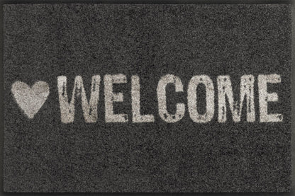 Fußmatte 50x75 Warmly Welcome anthrazit